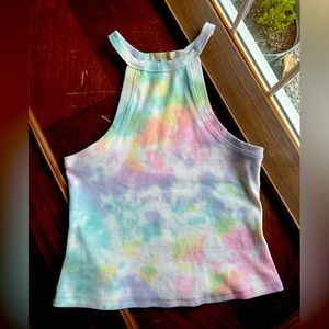 Large ChelSEA and Violet tie dye tank